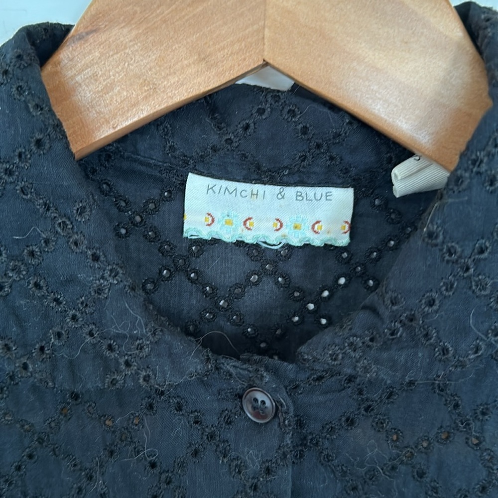 Kimchi Blue Anthropologie eyelet blouse - Picture 2 of 3